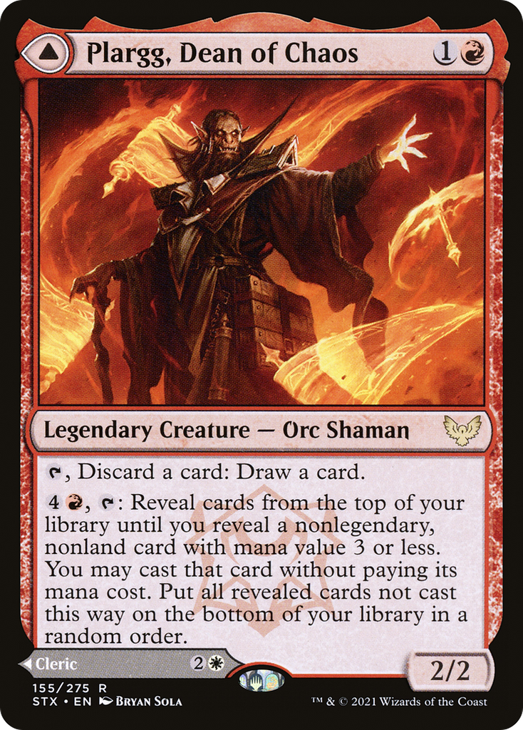 Magic: The Gathering - Plargg, Dean of Chaos // Augusta, Dean of Order - Strixhaven: School of Mages