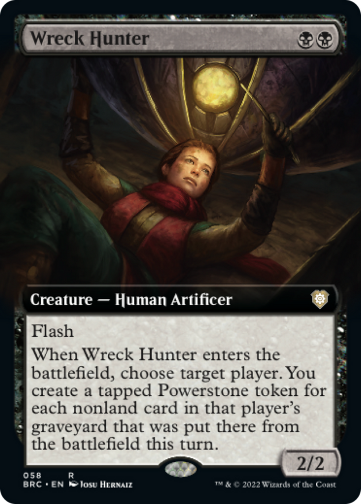 Magic: The Gathering - Wreck Hunter Foil - The Brothers' War Commander