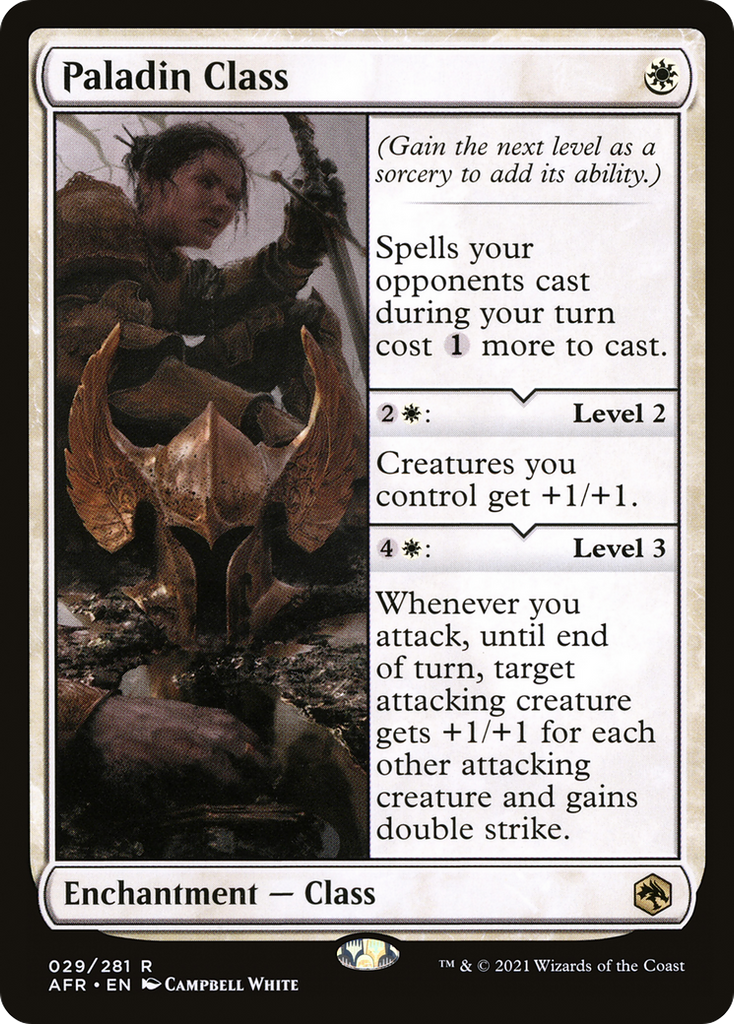 Magic: The Gathering - Paladin Class - Adventures in the Forgotten Realms