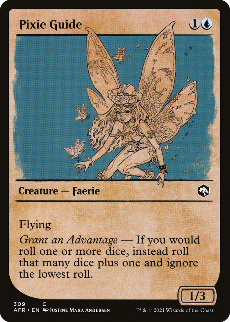 Magic: The Gathering - Pixie Guide Foil - Adventures in the Forgotten Realms