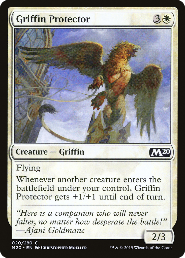 Magic: The Gathering - Griffin Protector - Core Set 2020