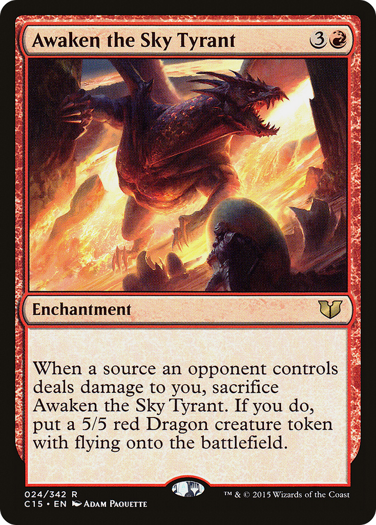 Magic: The Gathering - Awaken the Sky Tyrant - Commander 2015