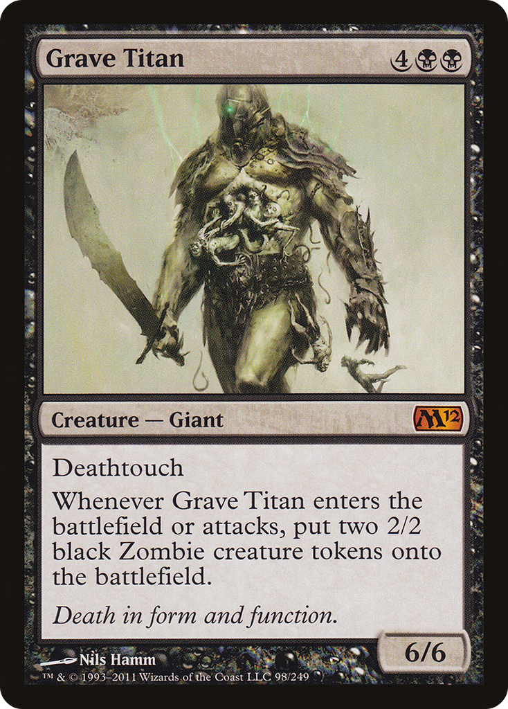 Magic: The Gathering - Grave Titan - Magic 2012