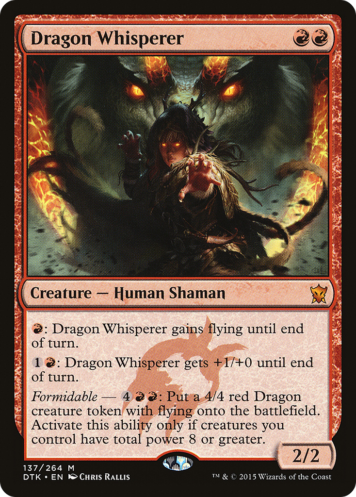 Magic: The Gathering - Dragon Whisperer - Dragons of Tarkir