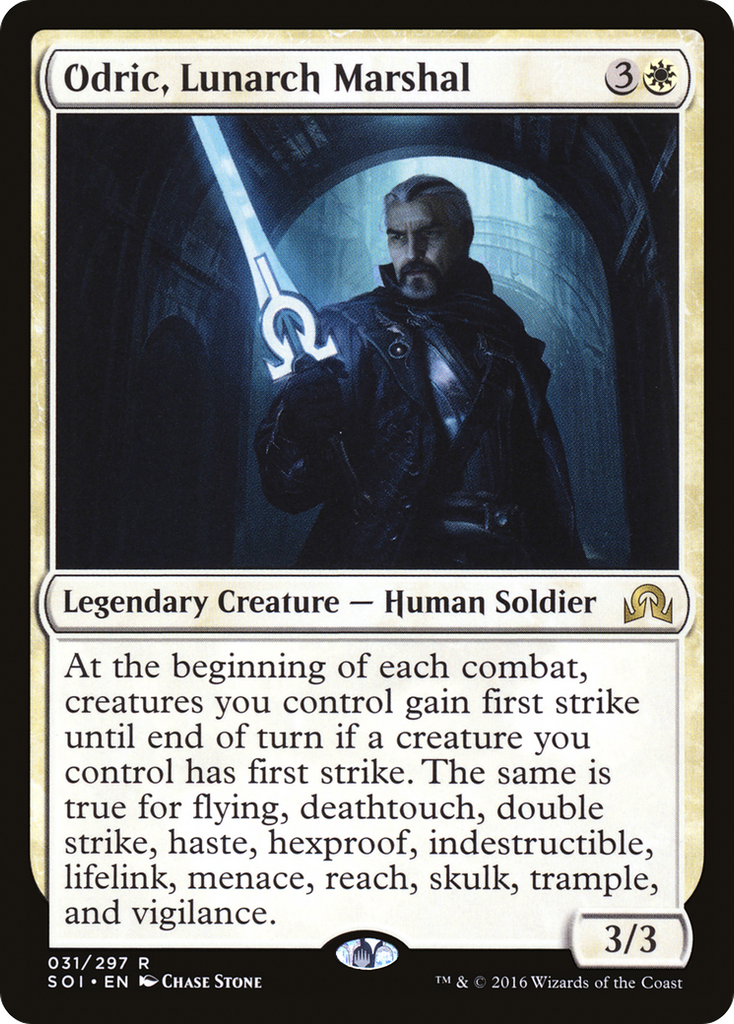 Magic: The Gathering - Odric, Lunarch Marshal - Shadows over Innistrad