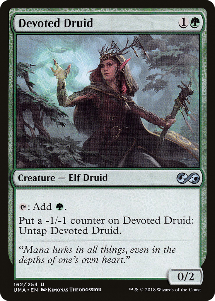 Magic: The Gathering - Devoted Druid - Ultimate Masters