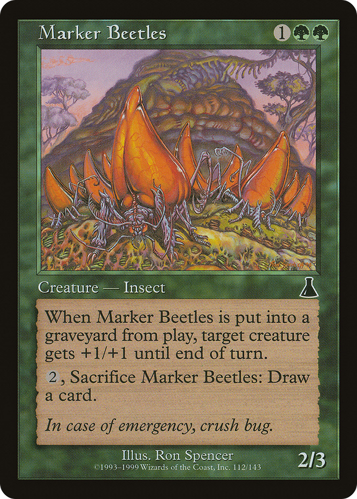 Magic: The Gathering - Marker Beetles - Urza's Destiny