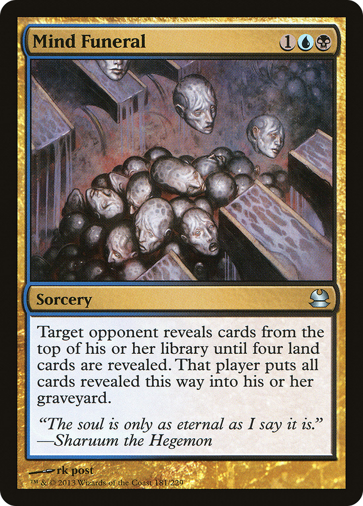 Magic: The Gathering - Mind Funeral - Modern Masters