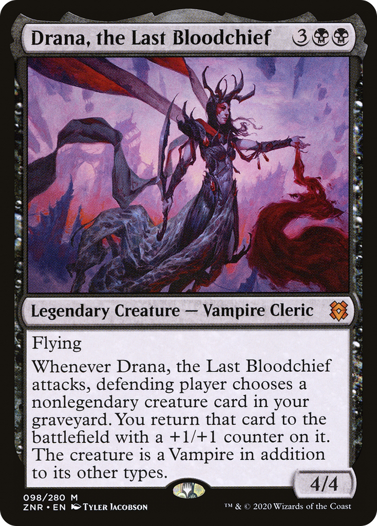 Magic: The Gathering - Drana, the Last Bloodchief Foil - Zendikar Rising