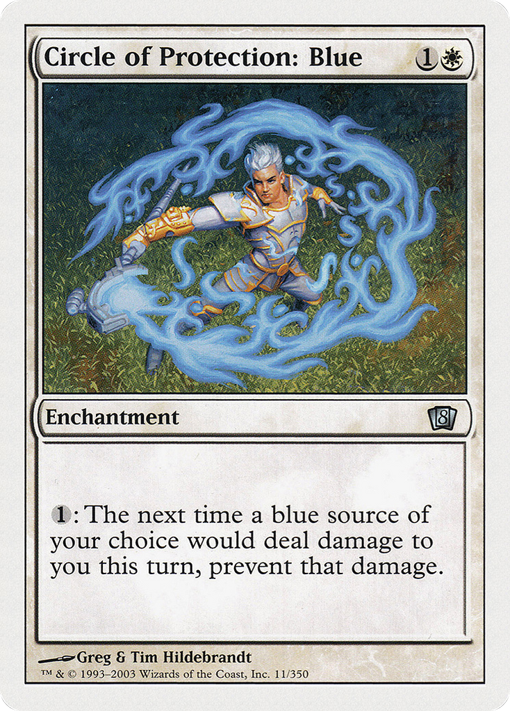 Magic: The Gathering - Circle of Protection: Blue - Eighth Edition