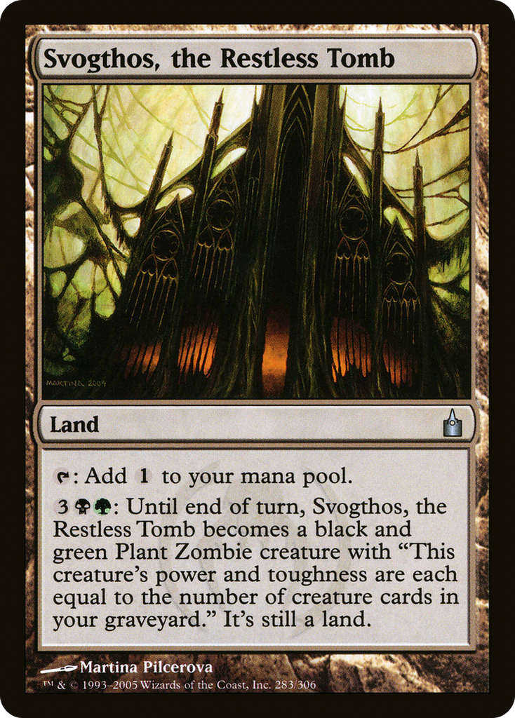 Magic: The Gathering - Svogthos, the Restless Tomb - Ravnica: City of Guilds