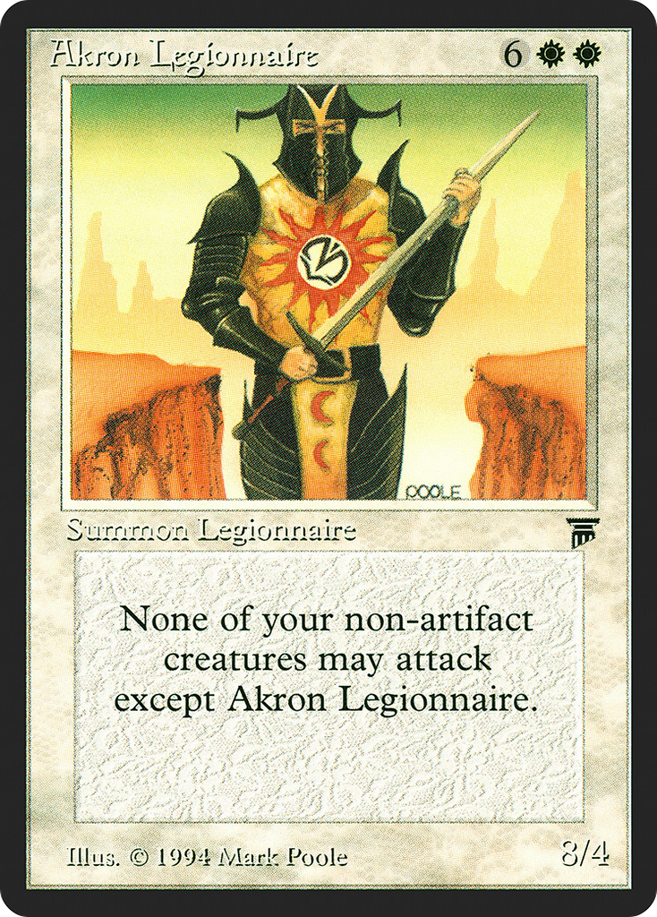 Magic: The Gathering - Akron Legionnaire - Legends