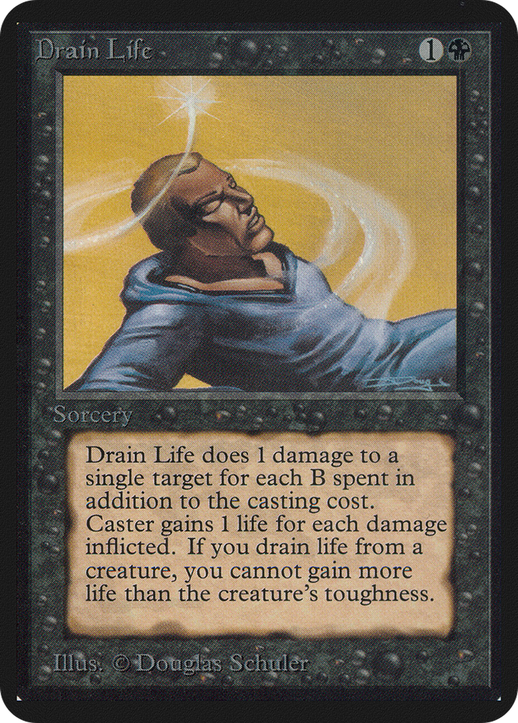 Magic: The Gathering - Drain Life - Limited Edition Alpha