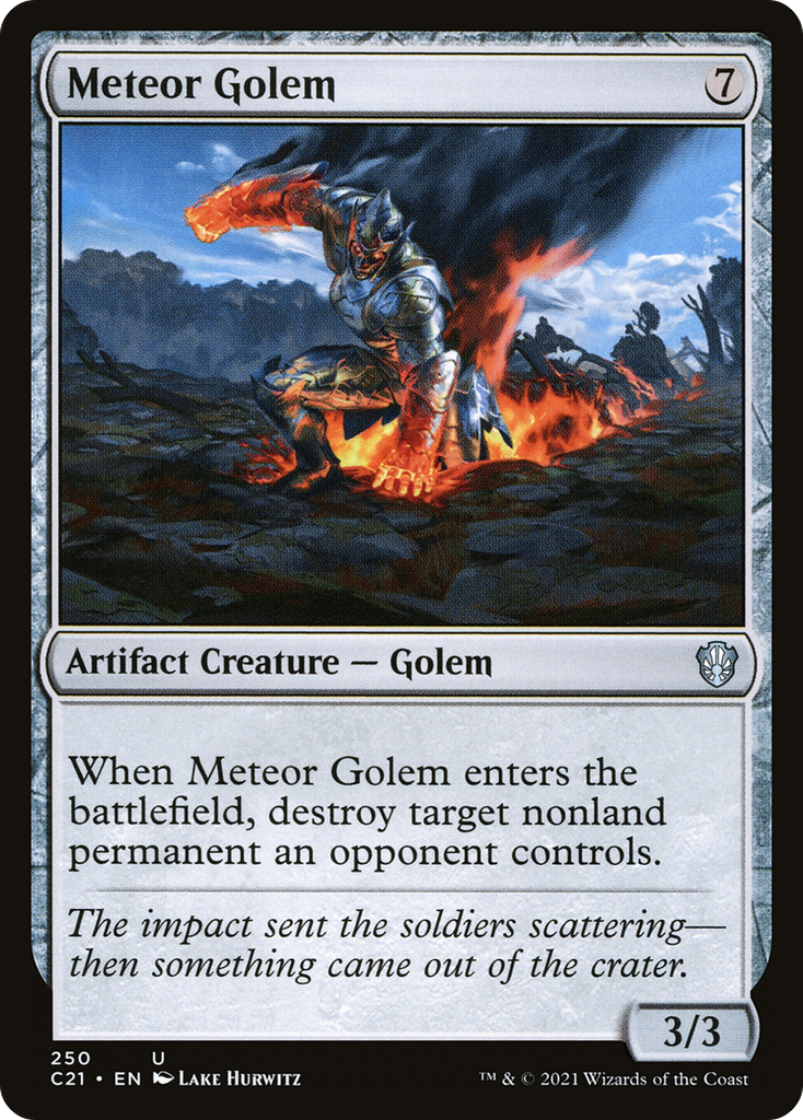 Magic: The Gathering - Meteor Golem - Commander 2021
