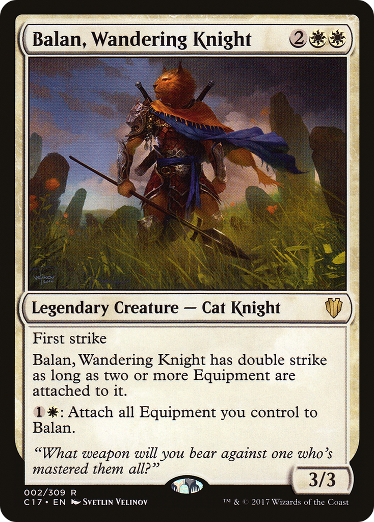 Magic: The Gathering - Balan, Wandering Knight - Commander 2017