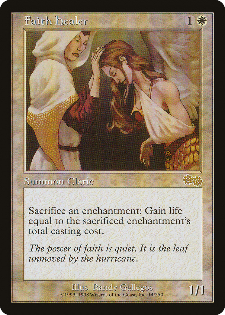 Magic: The Gathering - Faith Healer - Urza's Saga