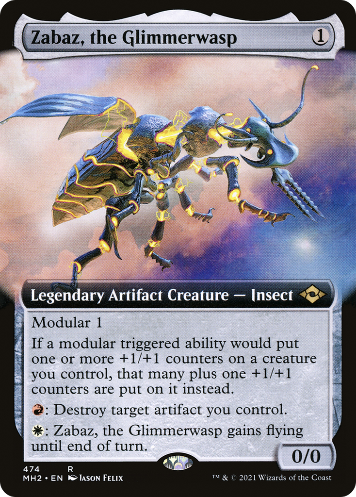 Magic: The Gathering - Zabaz, the Glimmerwasp - Modern Horizons 2