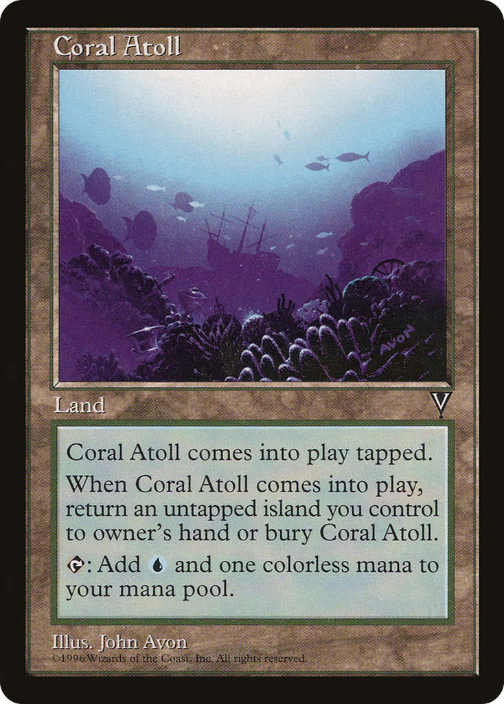 Magic: The Gathering - Coral Atoll - Visions