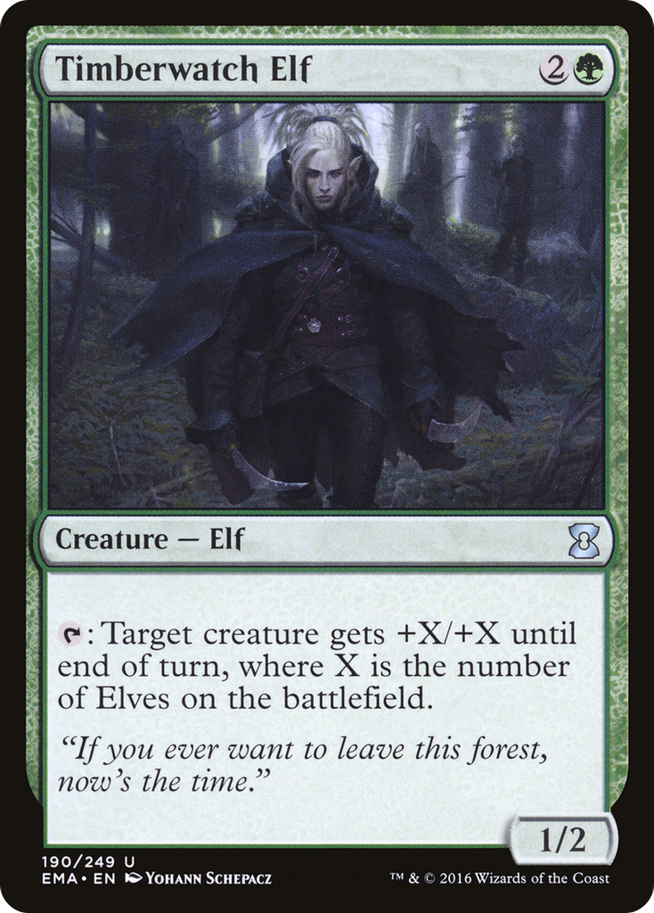 Magic: The Gathering - Timberwatch Elf - Eternal Masters