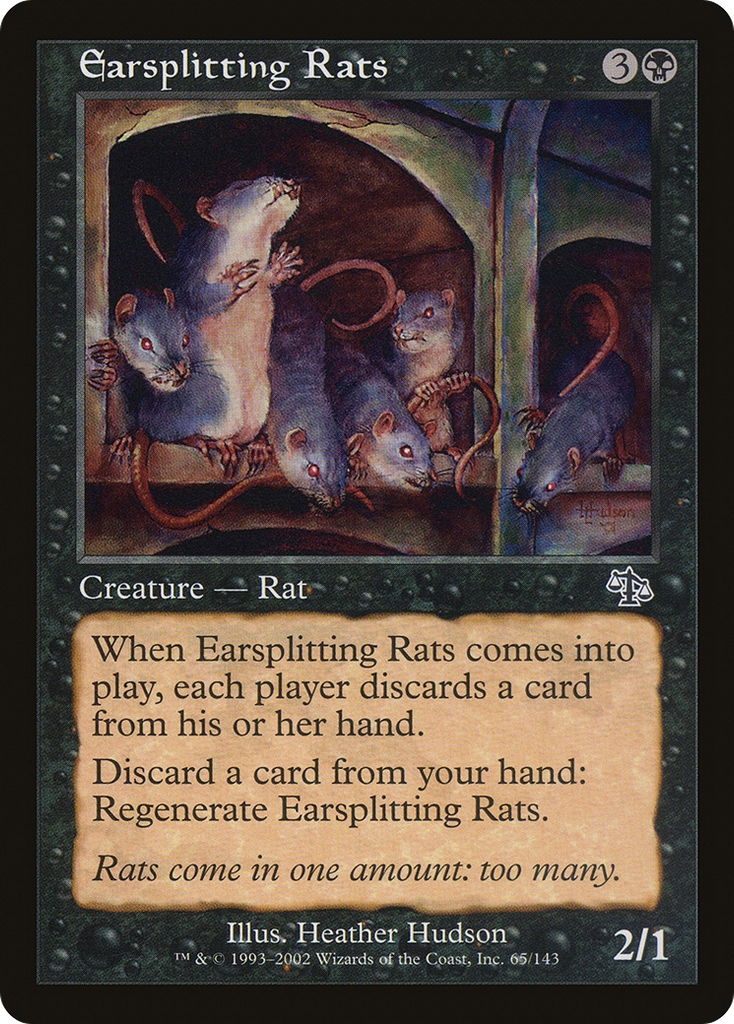 Magic: The Gathering - Earsplitting Rats - Judgment