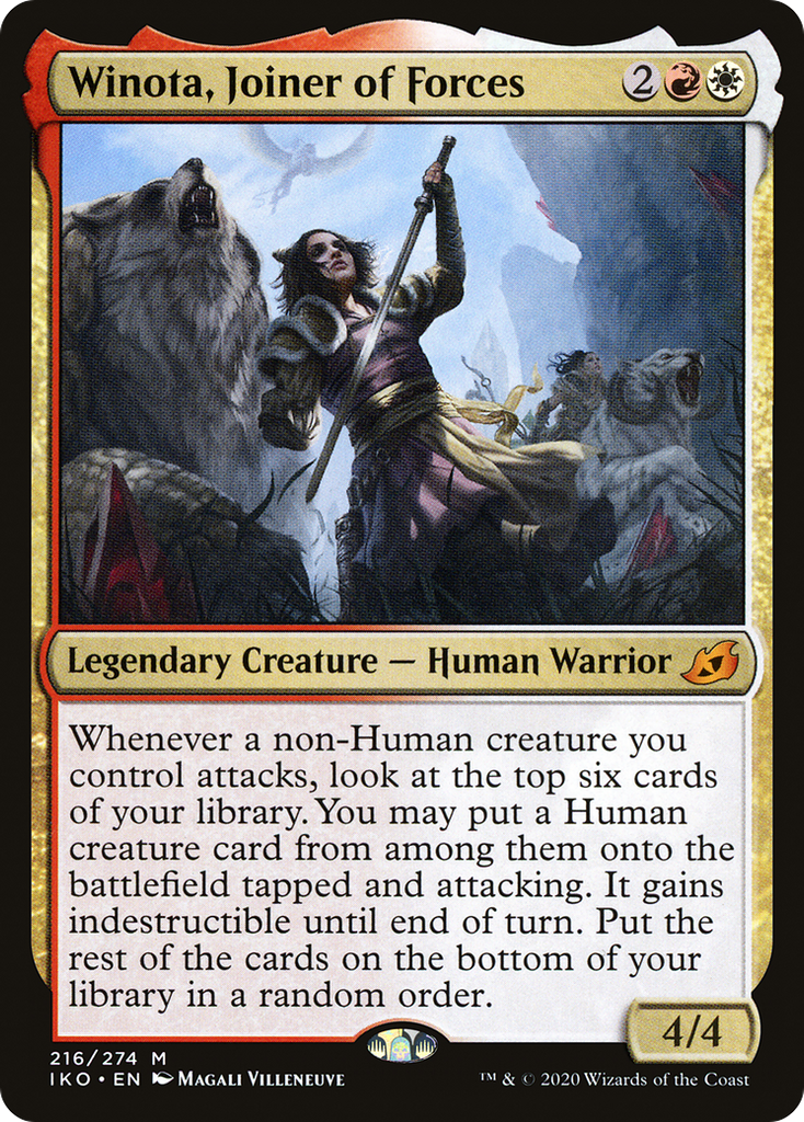 Magic: The Gathering - Winota, Joiner of Forces - Ikoria: Lair of Behemoths