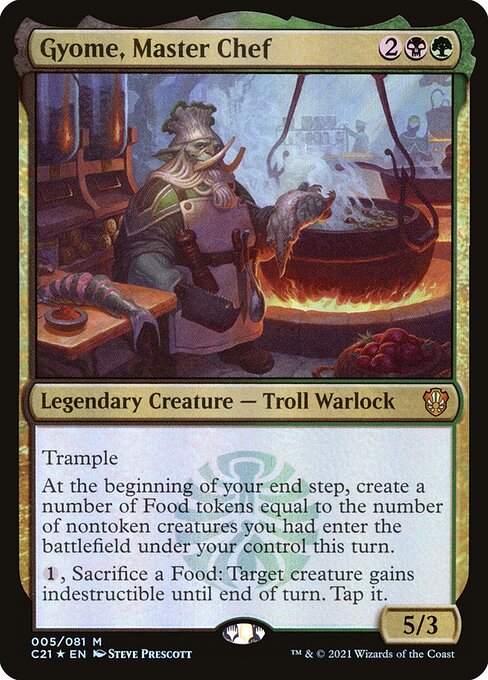 Magic the Gathering - Gyome, Master Chef Foil - Commander 2021