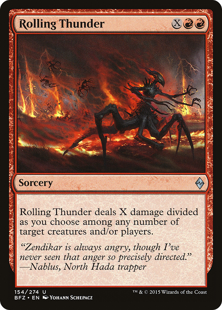 Magic: The Gathering - Rolling Thunder - Battle for Zendikar