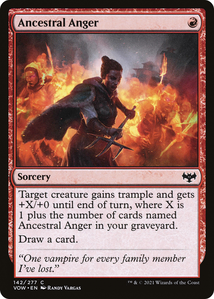 Magic: The Gathering - Ancestral Anger - Innistrad: Crimson Vow