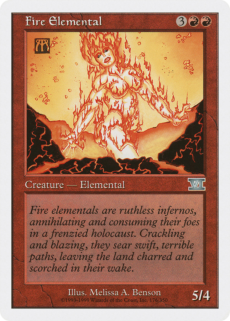 Magic: The Gathering - Fire Elemental - Classic Sixth Edition