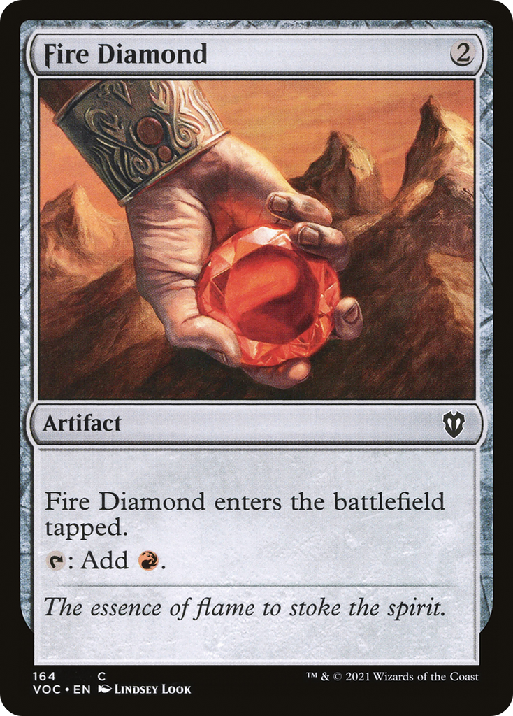 Magic: The Gathering - Fire Diamond - Crimson Vow Commander