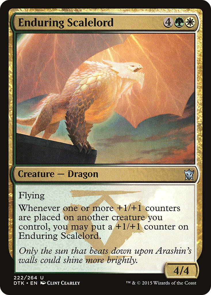 Magic: The Gathering - Enduring Scalelord - Dragons of Tarkir