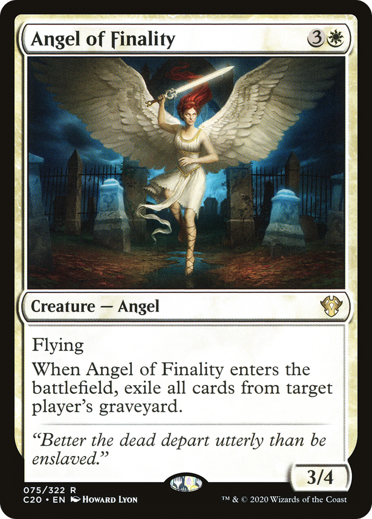 Magic: The Gathering - Angel of Finality - Commander 2020