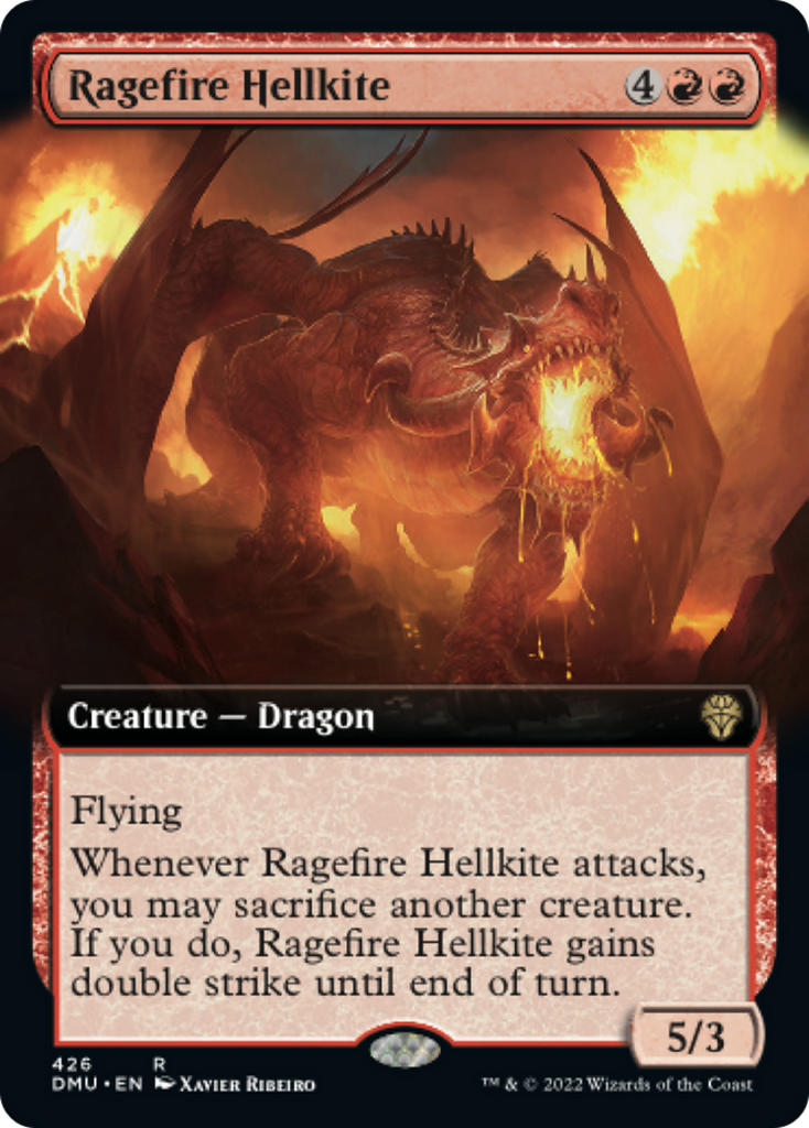 Magic: The Gathering - Ragefire Hellkite - Dominaria United