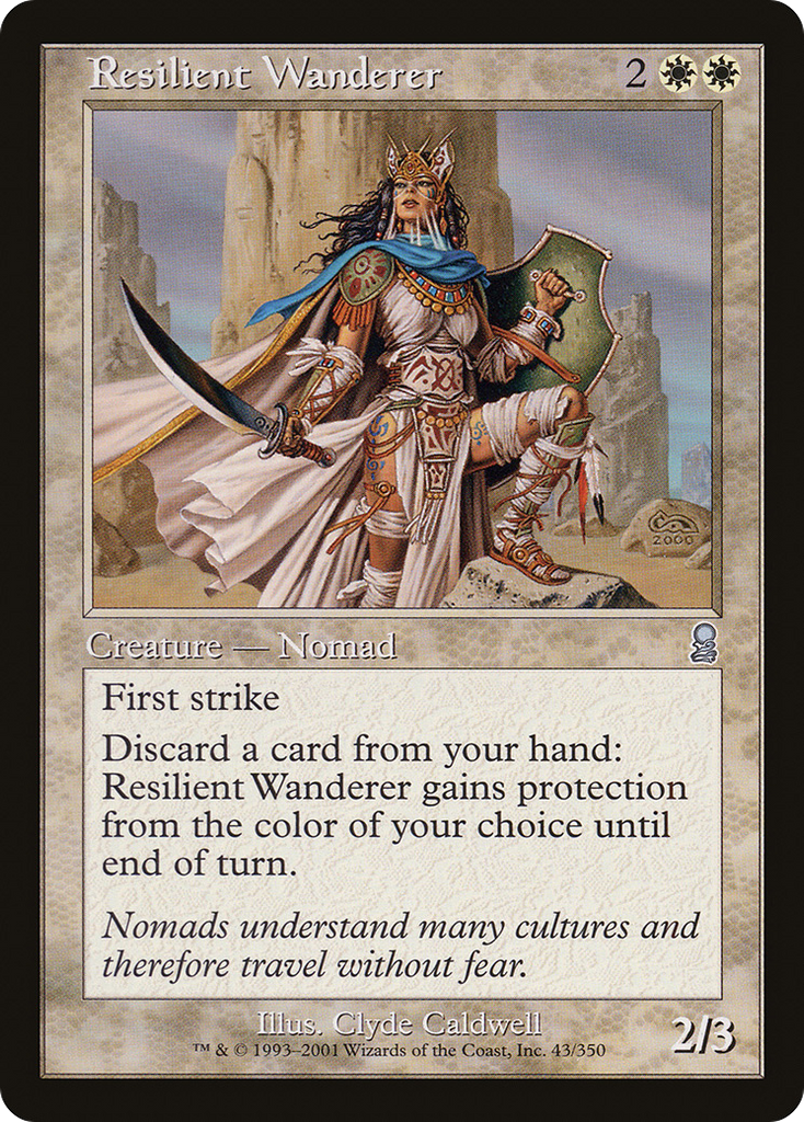 Magic: The Gathering - Resilient Wanderer - Odyssey