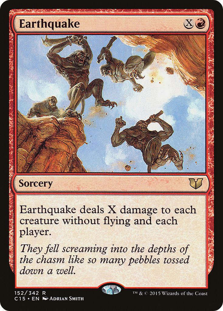 Magic: The Gathering - Earthquake - Commander 2015