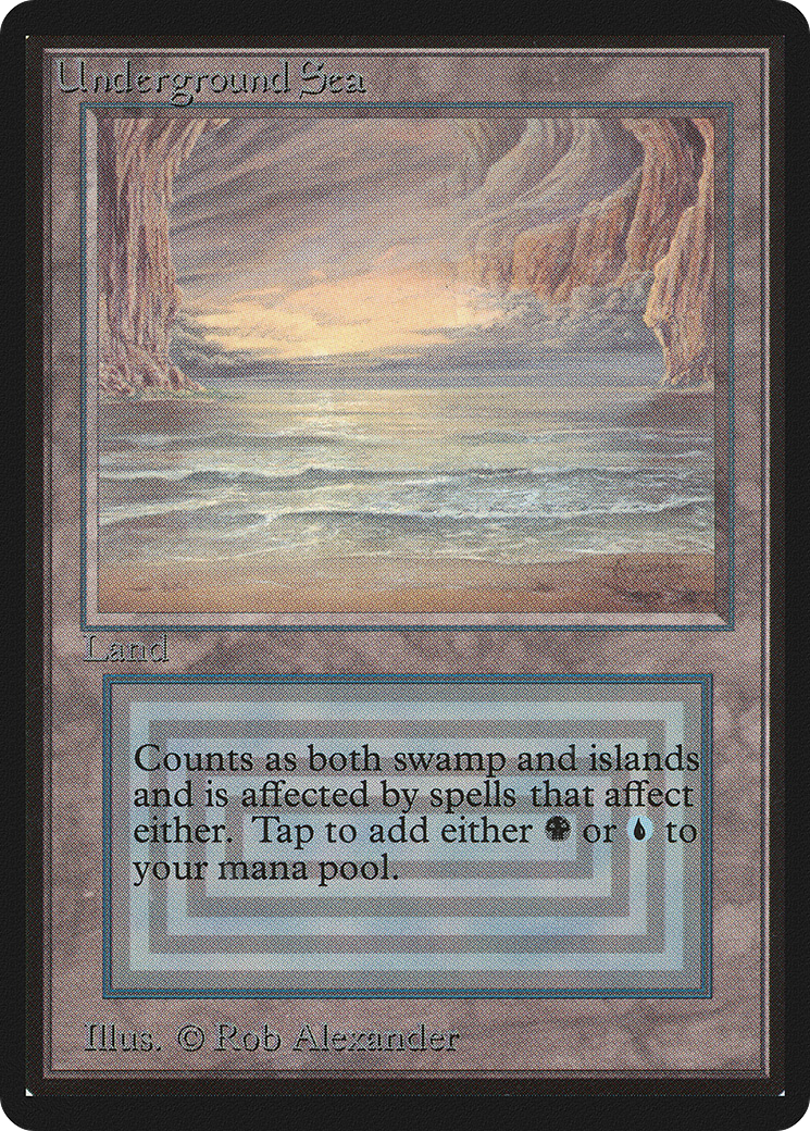 Magic: The Gathering - Underground Sea - Limited Edition Beta