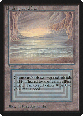 Magic: The Gathering - Underground Sea - Limited Edition Beta