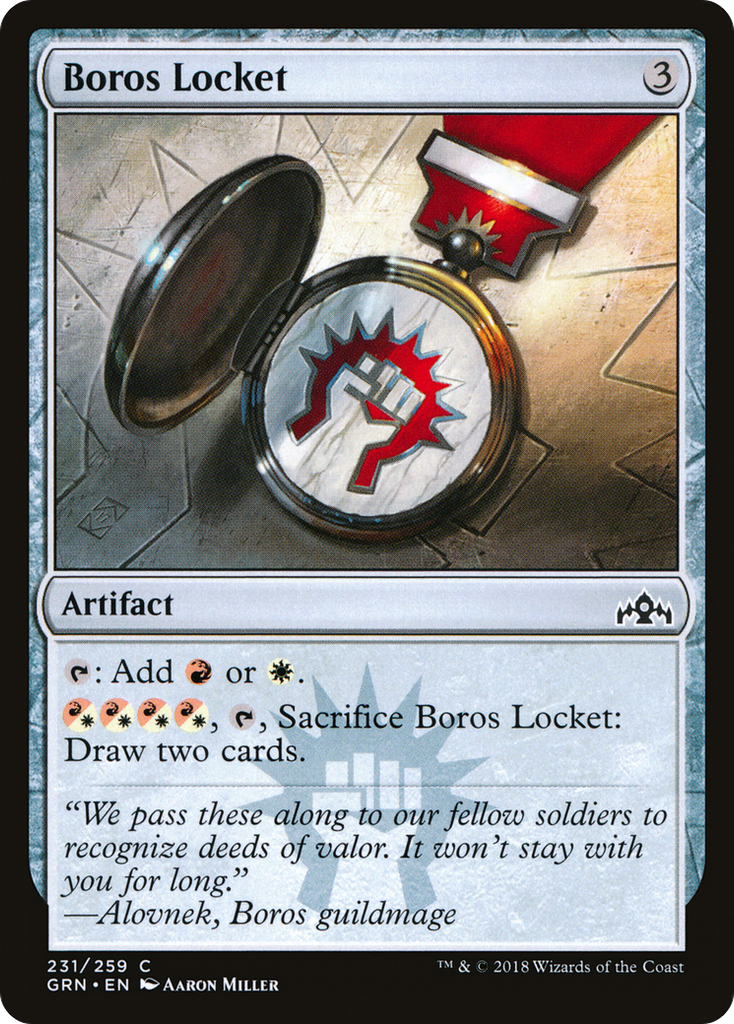 Magic: The Gathering - Boros Locket - Guilds of Ravnica