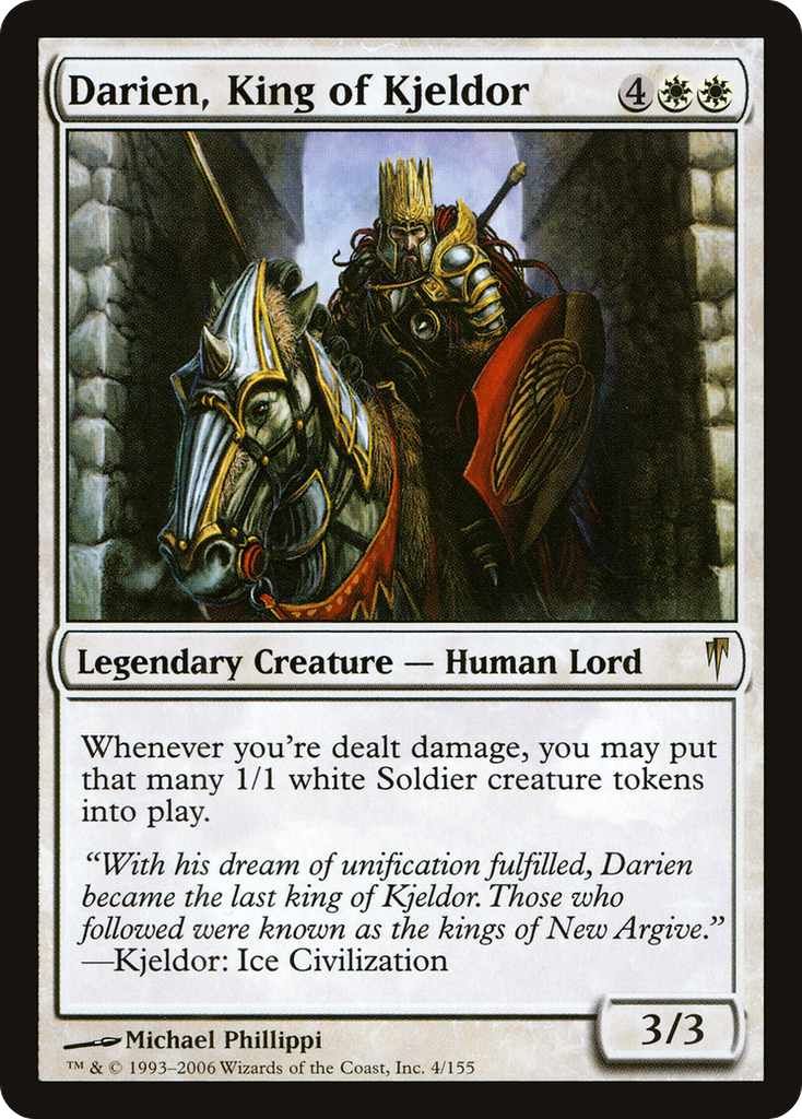 Magic: The Gathering - Darien, King of Kjeldor - Coldsnap
