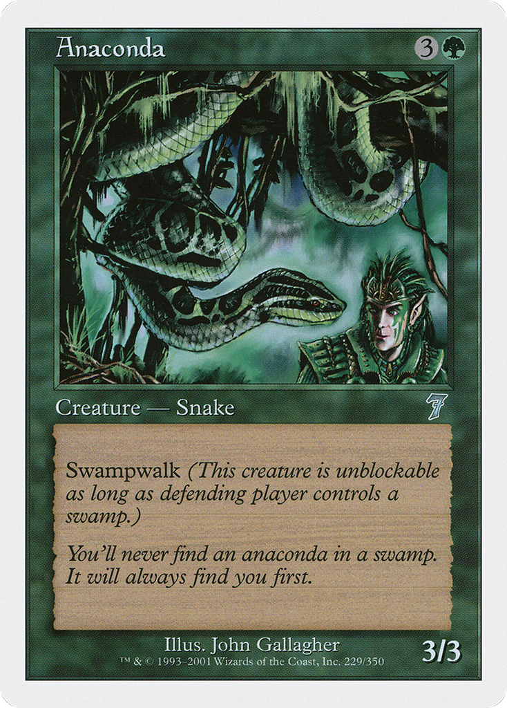 Magic: The Gathering - Anaconda - Seventh Edition