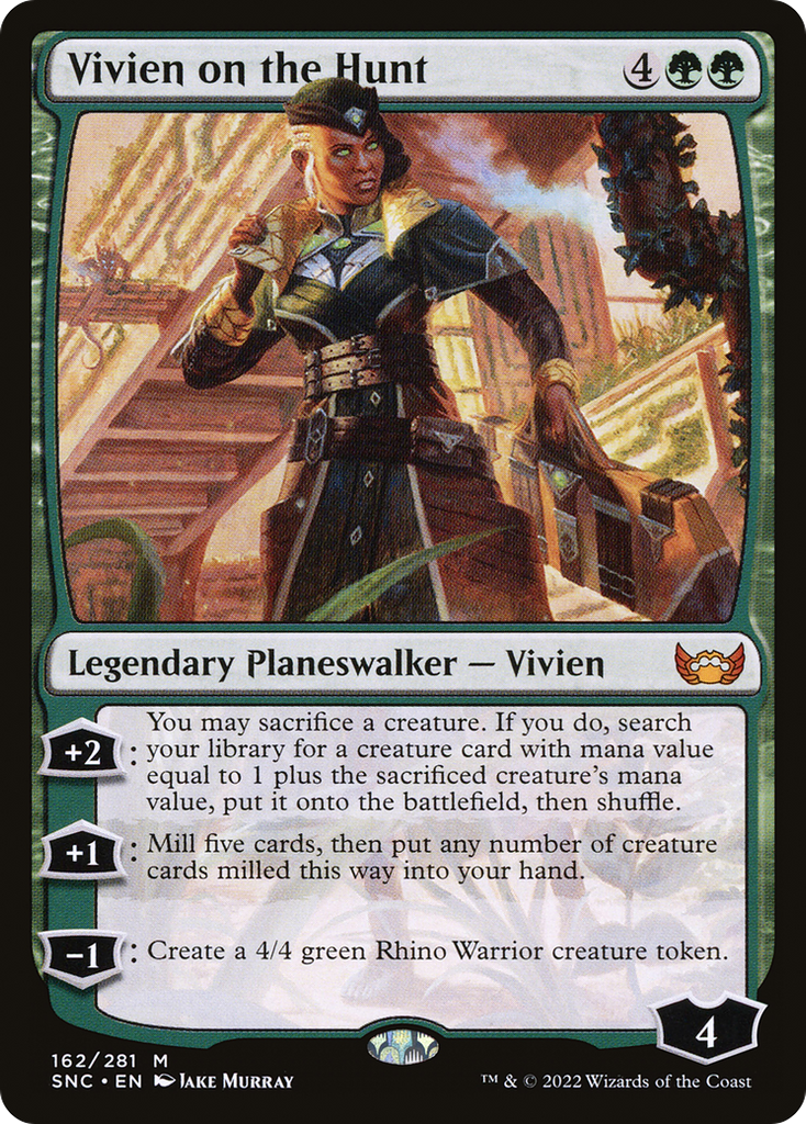 Magic: The Gathering - Vivien on the Hunt Foil - Streets of New Capenna