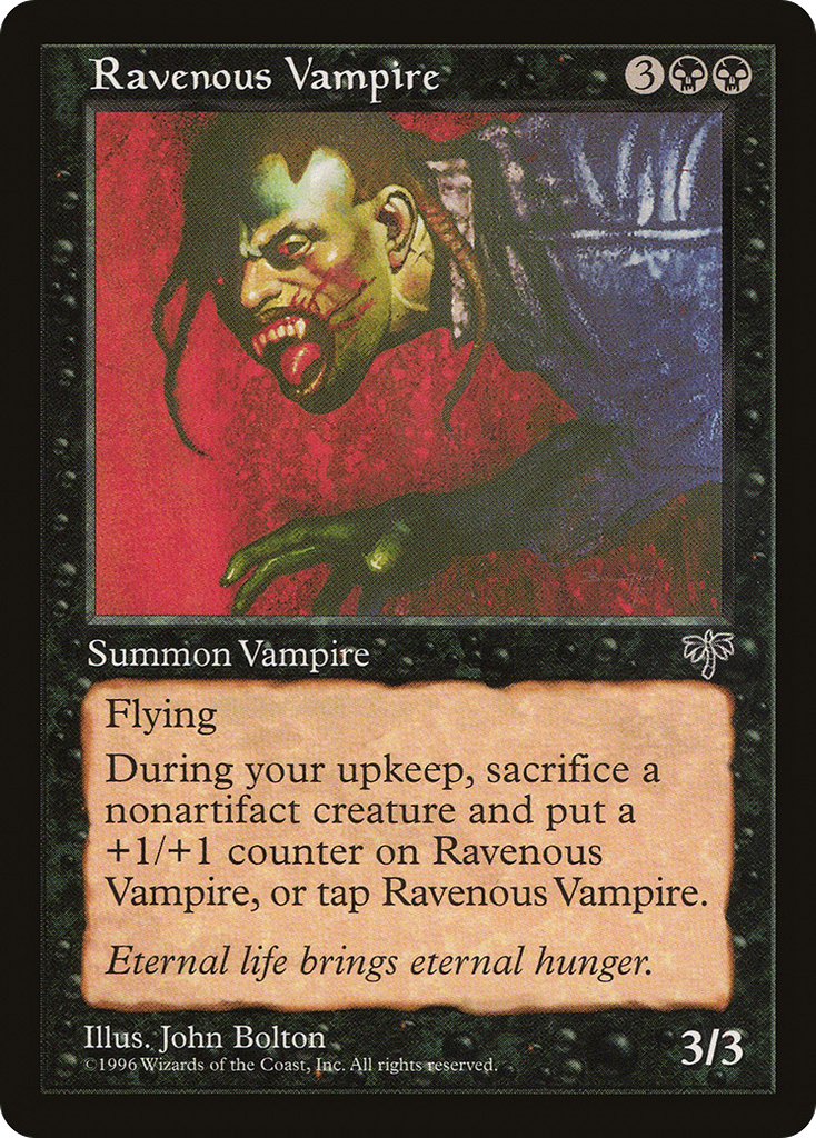 Magic: The Gathering - Ravenous Vampire - Mirage