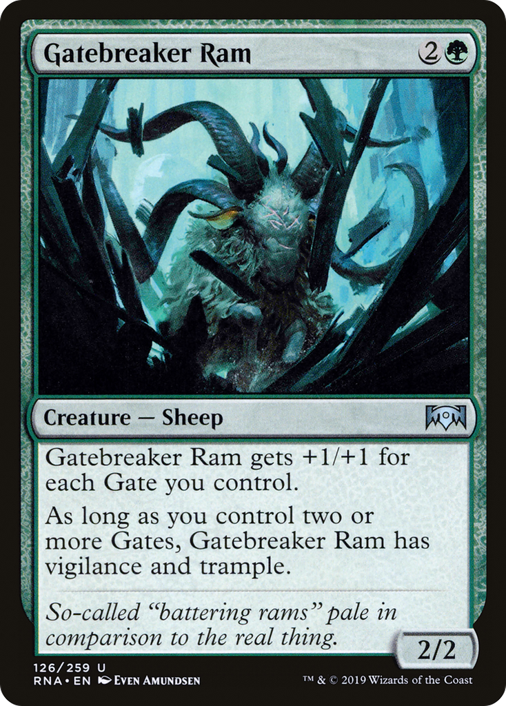 Magic: The Gathering - Gatebreaker Ram - Ravnica Allegiance