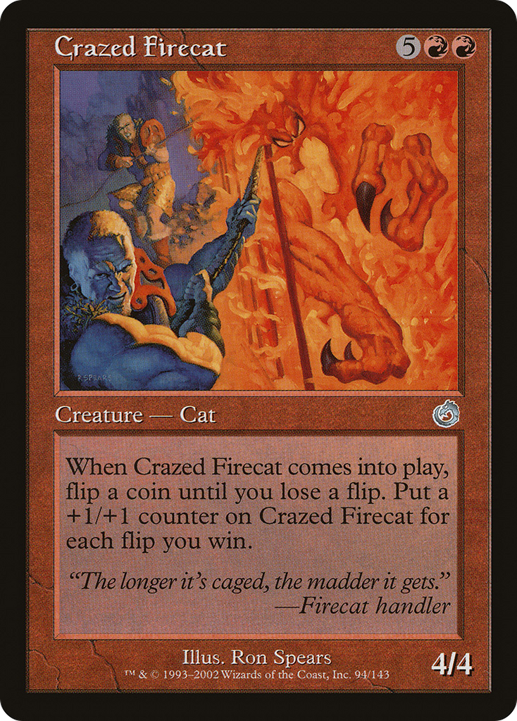 Magic: The Gathering - Crazed Firecat - Torment