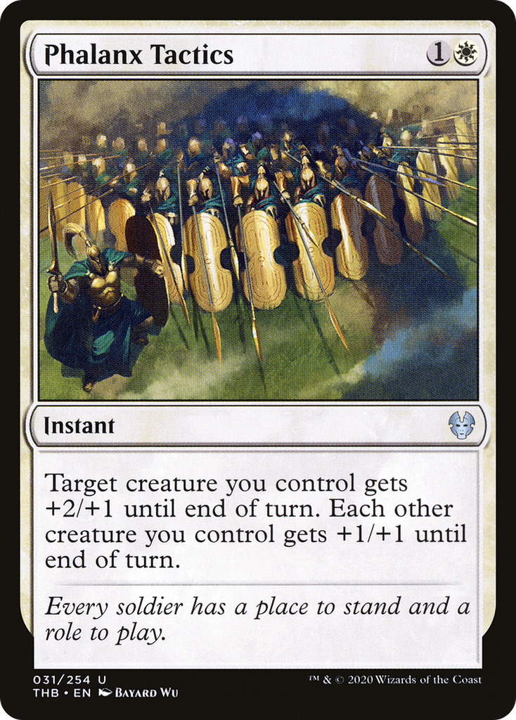 Magic: The Gathering - Phalanx Tactics Foil - Theros Beyond Death