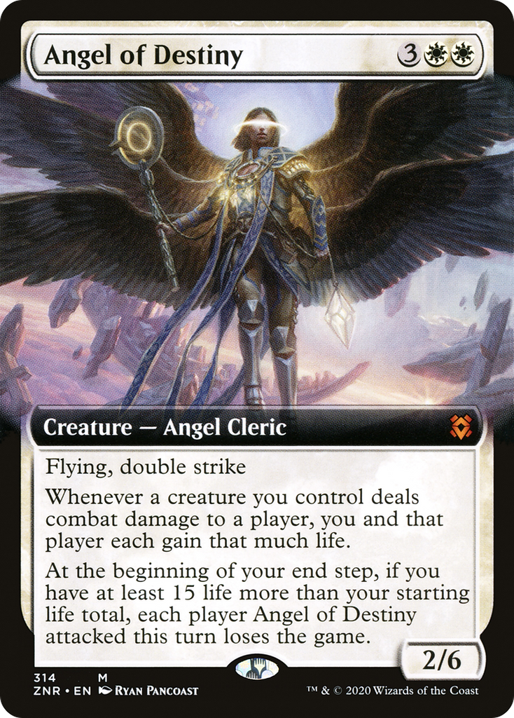 Magic: The Gathering - Angel of Destiny Foil - Zendikar Rising