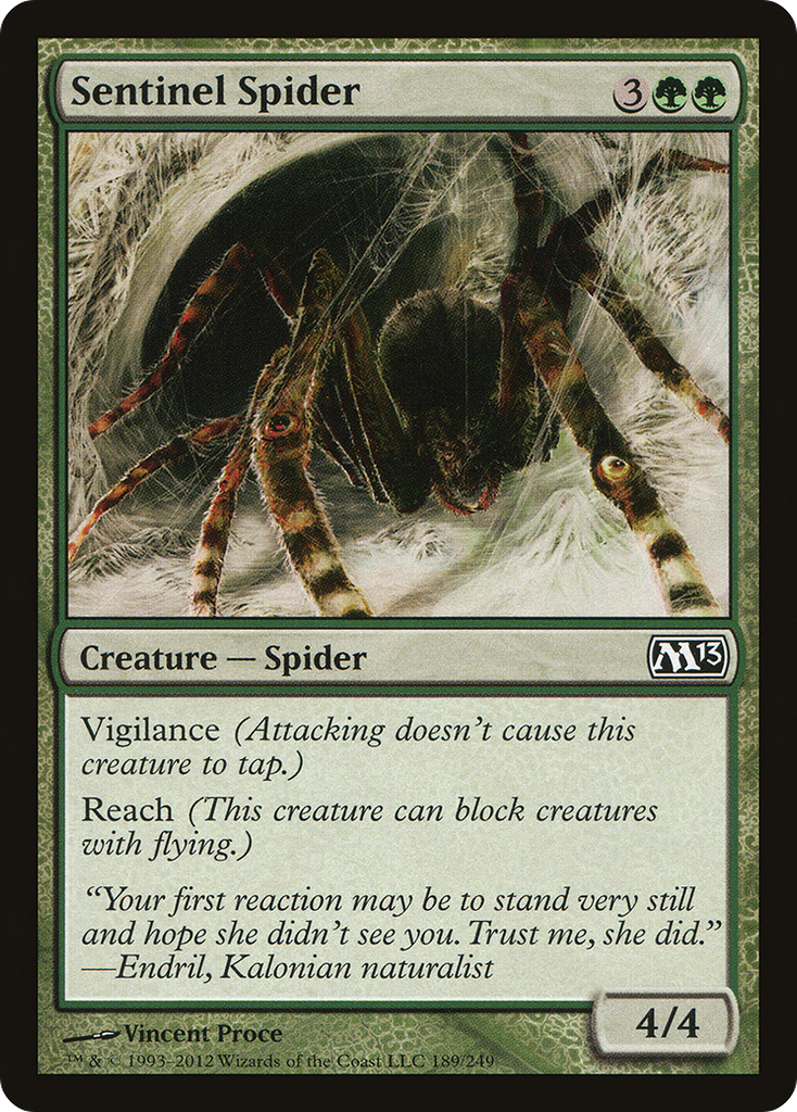 Magic: The Gathering - Sentinel Spider - Magic 2013