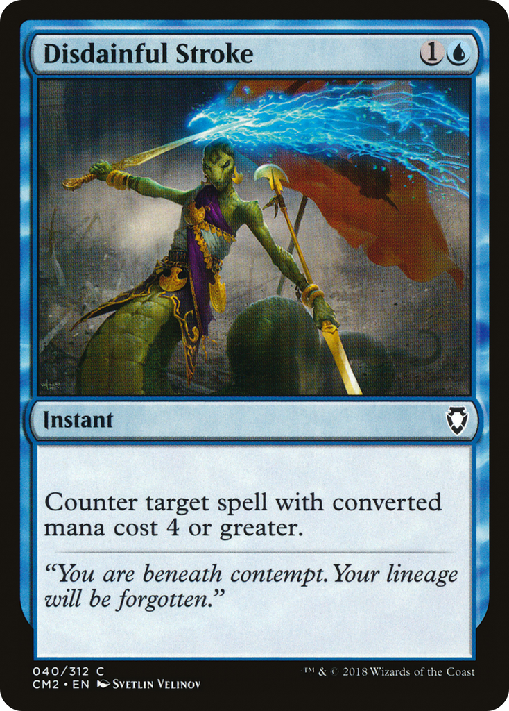 Magic: The Gathering - Disdainful Stroke - Commander Anthology Volume II