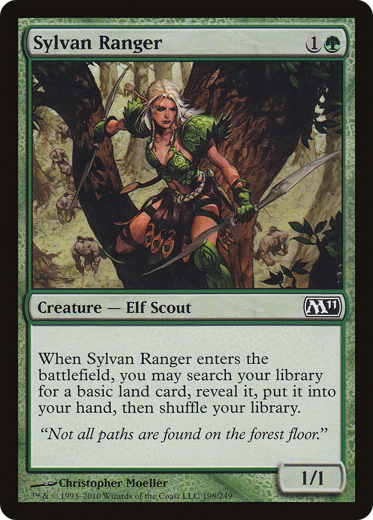 Magic: The Gathering - Sylvan Ranger - Magic 2011