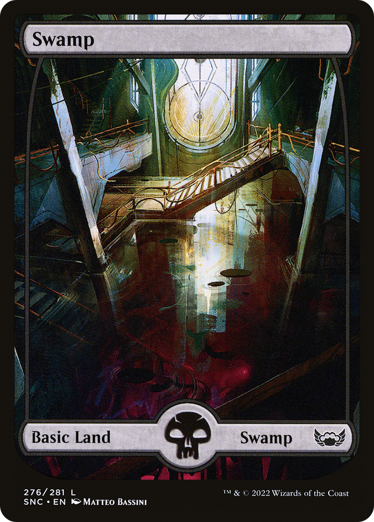 Magic: The Gathering - Swamp #276 Foil - Streets of New Capenna